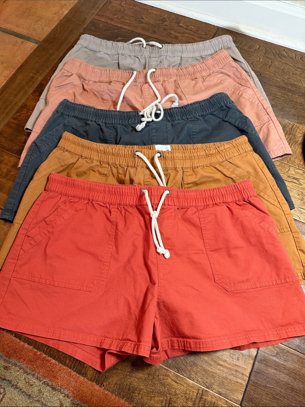 PACT Organic Cotton Drawstring Waist Shorts, size XL